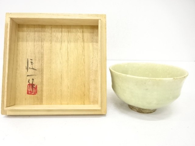 JAPANESE TEA CEREMONY / MASHIKO WARE TEA BOWL CHAWAN / ARTISAN WORK